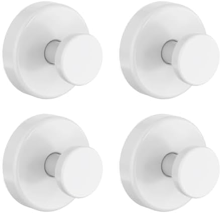Bntuk Suction Cup Hooks for Shower, Removable Towel Hooks for Bathroom Window Glass Door Wall, Bath Robe Looafh Hook for Hanging - 4 Pack, White1