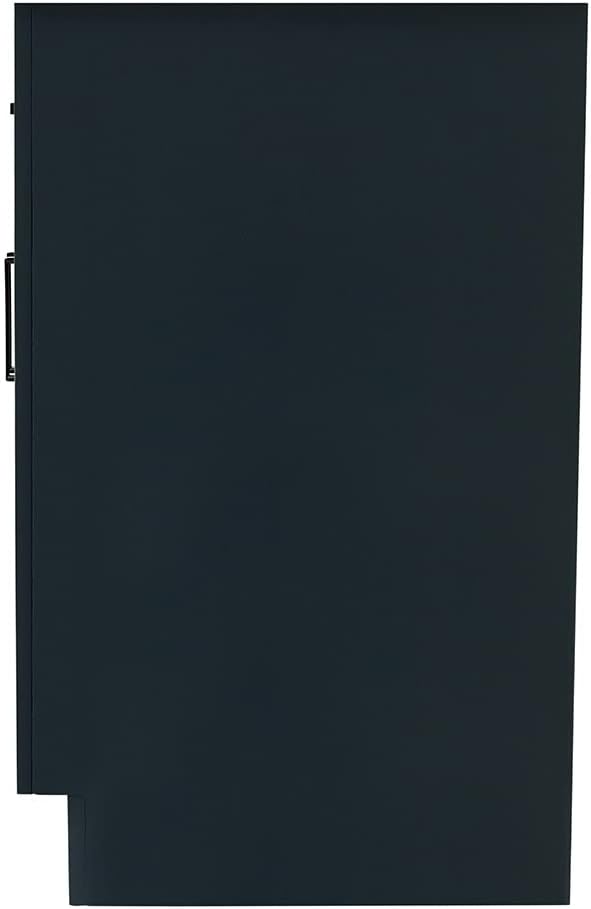 ARIEL Hepburn 72-inch Bathroom Vanity Base Cabinet,Solid Wood, 4 Soft Closing Doors, 6 Dovetail Drawers, Midnight Blue