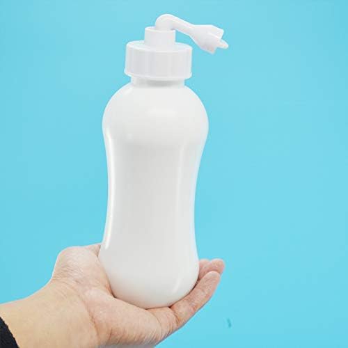 Upside Down Bidet for Postpartum Care, Old People&Child Cleansing.Portable Bidet Sprayer and Travel Bidet with Hand Held Bidet Bottle for Personal Cleansing (S+M, White)
