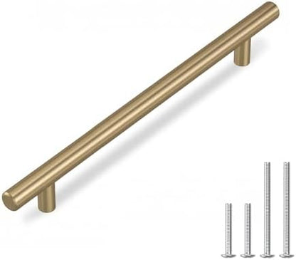 homdiy 200Pack 6-1/4in Cabinet Handles Champagne Bronze Kitchen Cabinet Pulls Drawer Pulls for Dresser Drawers