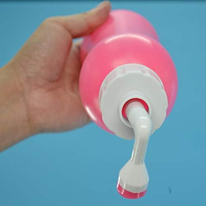 2 Pcs Per Pack(S+M) Upside Down Bidet for Postpartum Care, Old People&Child Cleansing.Portable Bidet Sprayer and Travel Bidet with Hand Held Bidet Bottle for Personal Cleansing (S+M, red)