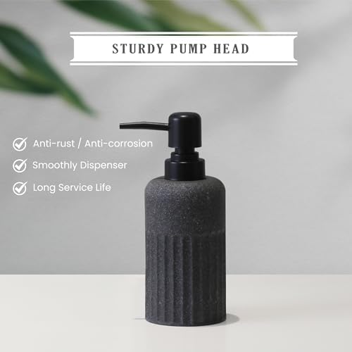 INIUNIK Bathroom Accessory Set, 6 Pieces, Dark Grey