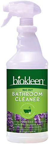 Biokleen Bac-Out Bathroom Cleaner, Eco-Friendly, Non-Toxic, Plant-Based, No Artificial Fragrance, Colors or Preservatives, 32 Ounces (Pack of 6)