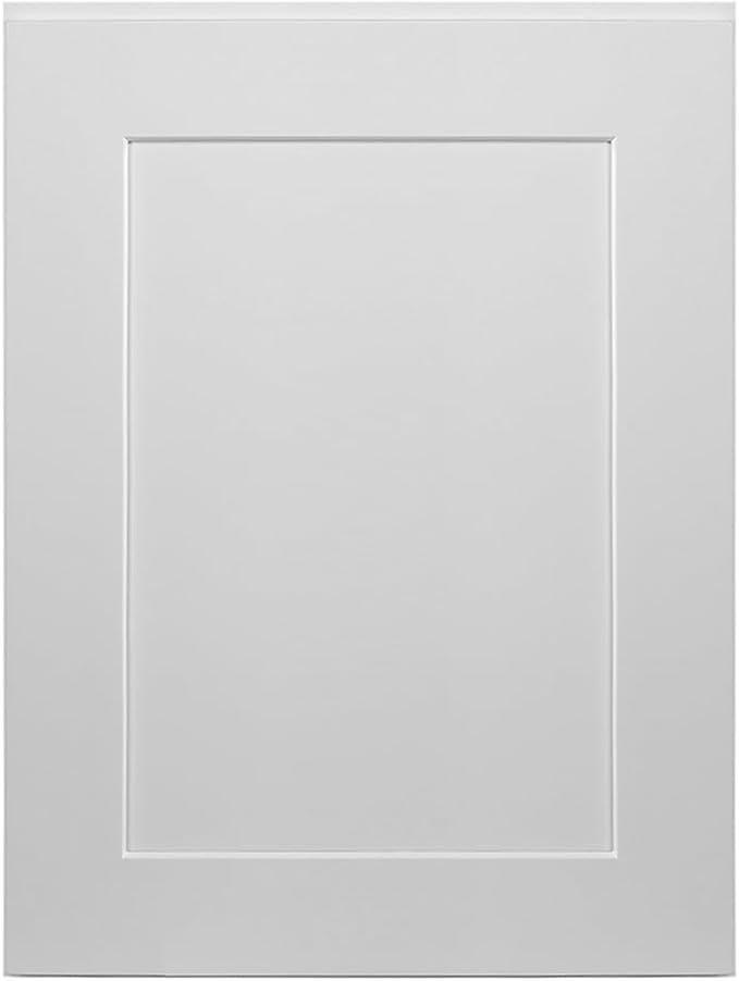 Design House Brookings Shaker Unassembled Wall Kitchen Cabinet W1824, 18 W x 12 D x 24 H, Painted White, Solid Wood, Design House, 561555