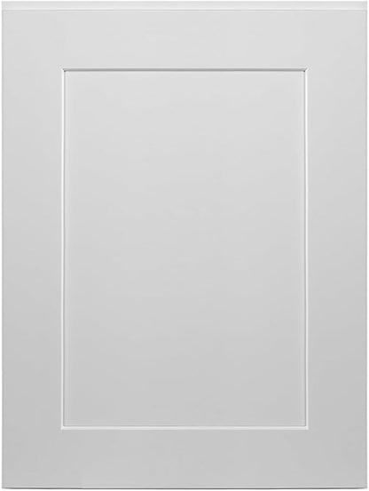 Design House Brookings Shaker Unassembled Wall Kitchen Cabinet W1824, 18 W x 12 D x 24 H, Painted White, Solid Wood, Design House, 561555