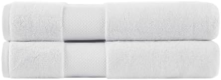 Madison Park Turkish 600 GSM Bath Sheet Set, 35 x 70 in - 2 Piece, White