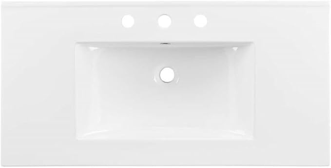 Modway EEI-4203-WHI Cayman 36" Bathroom Sink, White