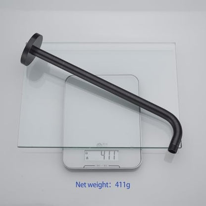 Stainless Steel Shower Head Extension Arm Wall Mounted Rainfall Shower Tube Bathroom Hardwares Accessories 16 Inch Oil Rubbed Bronze,SW-RD91018-16-ORB.