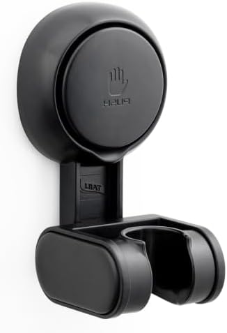 TAILI Suction Shower Head Holder,Height Angle Adjustable,Universal,Black