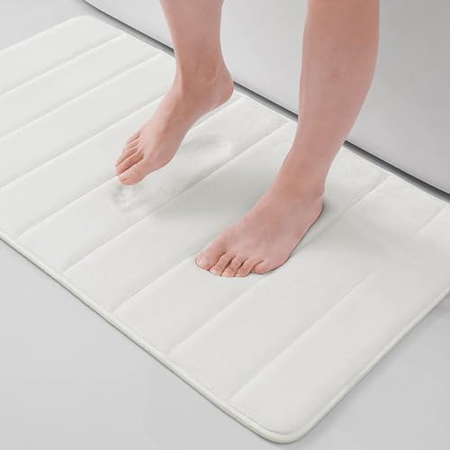 Buganda Memory Foam Bath Mat 34 x 20, Ultra Soft Absorbent Bathroom Rugs