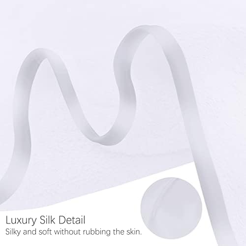 TENSTARS Silk Hemming Hand Towels for Bathroom - Quick Drying - Ultra Soft Microfiber Absorbent Towel for Bath Fitness, Gym, Shower, Hotel, and Spa - 16x28 Inch | Set of 6, White