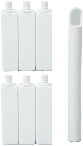 Simple Life Pumice Stone Toilet Bowl Cleaner | Long Handle & Eco-friendly Screw-on Pumice Stones | Scouring Stick for Toilet Cleaning, Stain Removal on Toilets, Grills, Tiles, Grout & Pools | 6 Pack