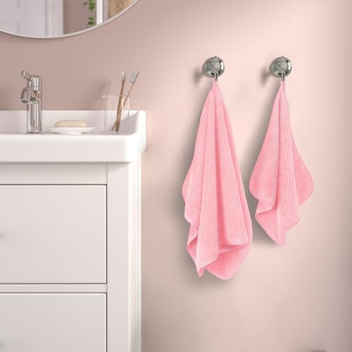 MaopaoBeauty Pink Towels 4 Piece Pink Towel Set, 35x70 in Extra Large Bath Towel Hand Towels Hair Towels Washcloths - Highly Absorbent Quick Dry, Soft Towel Set for Bathroom, Pack of 4