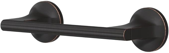 Pfister Pfirst Modern Toilet Paper Holder, Bathroom Tissue Holder, Wall-Mounted, Screw-in, Tuscan Bronze Finish, BPHPFM0Y (Pack of 3)