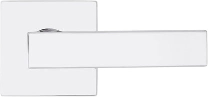 Kwikset Singapore Interior Passage Door Handle, Lever For Closet and Hallway Doors, Reversible Non-Locking Handle Lever, Polished Chrome