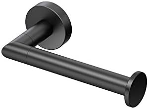 Gatco Glam Single Post Toilet Paper Holder, Matte Black, Single