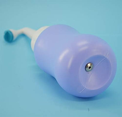Upside Down Bidet for Postpartum Care, Old People&Child Cleansing.Portable Bidet Sprayer and Travel Bidet with Hand Held Bidet Bottle for Personal Cleansing (M, purple)