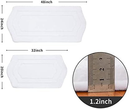 COSY HOMEER Non-Slip Bath Mats Extra Thick Absorbent Plush Washable
