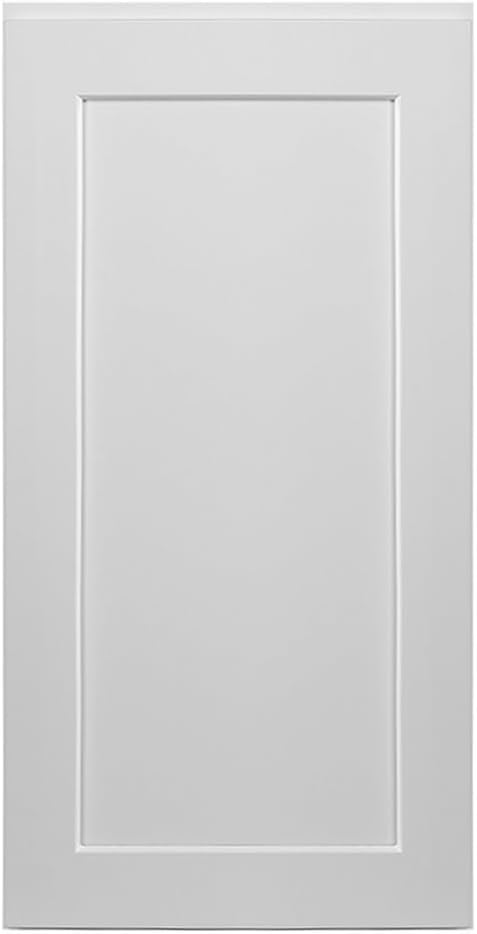 Design House Brookings Shaker Unassembled Wall Kitchen Cabinet W1836, 18 W x 12 D x 36 H, Painted White, Solid Wood, Design House, 543116