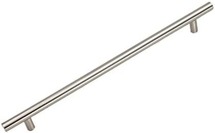 homdiy Cabinet Handles Brushed Nickel Cabinet Pulls - 5Pack Cabinet Door Pulls 10in Hole Centers Kitchen Cabinet Handles