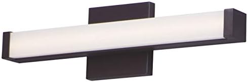Maxim Lighting Spec Bath Vanity Light | Bronze Aluminum Finish | Contemporary Indoor Light Fixture | Ideal for Bathrooms & Powder Rooms | Dimmable | Home Decor Light Fixture | 52000BZ