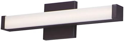 Maxim Lighting Spec Bath Vanity Light | Bronze Aluminum Finish | Contemporary Indoor Light Fixture | Ideal for Bathrooms & Powder Rooms | Dimmable | Home Decor Light Fixture | 52000BZ