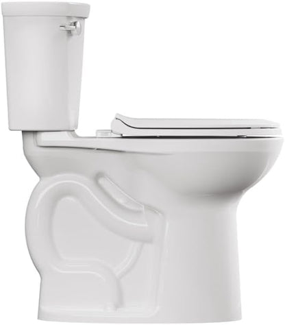 American Standard Toilet 215TB104.020 Cadet PRO Two-Piece, Extra Tall Height, 10 inch Rough In Toilet, Elongated Front, White, 1.28 GPF (TOILET SEAT SOLD SEPARATELY)