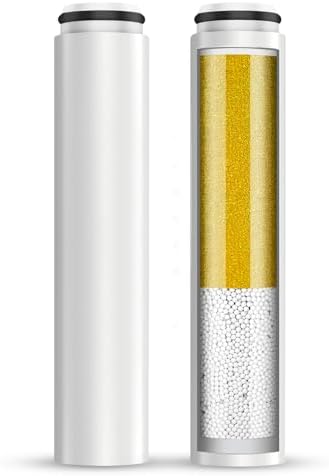 Cobbe 2 Pack Replacement Filters for Handheld Shower Head - UPGRADE FILTERING DURATION - Remove Chlorine - Reduces Dry Itchy Skin