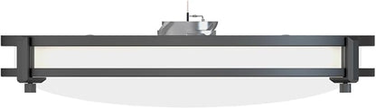 Juno Saturn Flush Mount Ceiling Light with Switchable Color Temperature (2700K-5000K), 13-Inch, Matte Black