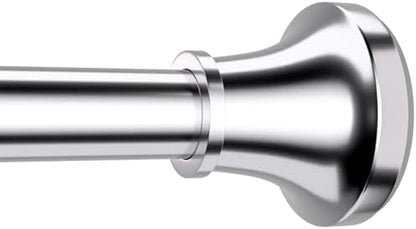 Adjustable Shower Curtain Rod 31-104 Inch, Never Rust Stainless Steel Silver Tension Rod, 1" Heavy Duty No-Drill for Bathroom, Kitchen & Closet