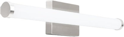 LEDVANCE Sylvania 24" Modern Vanity Lights for Bathroom, 22W, 5 Temperature Select (2700K/3000K/3500K/4000K/6000K), Dimmable, Round Shape, Brush Nickel, with Accessories - 1 Pack (66560)