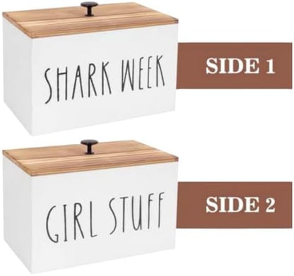 Tampon Holder Tampon Organizer Feminine Storage Container with Lid