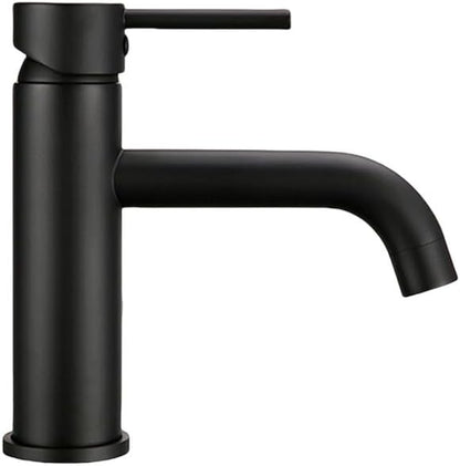 Brushed Gold Basin Faucet Solid Brass Hot and Cold Water Basin Mixer Sink Tap Deck Mounted Bathroom Taps,3,Include:1*Faucet