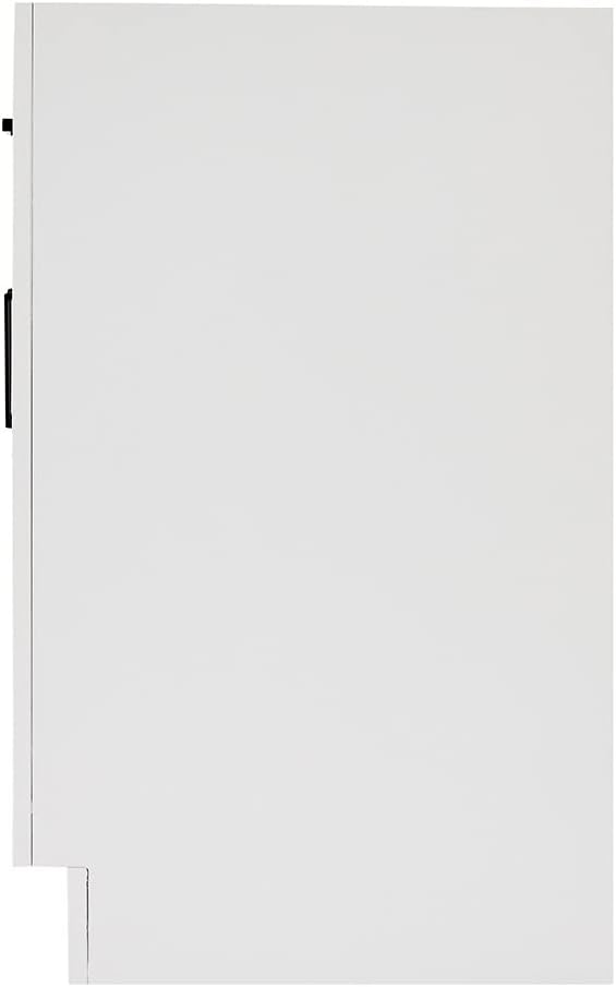 ARIEL Hepburn 72-inch Bathroom Vanity Base Cabinet,Solid Wood, 4 Soft Closing Doors, 6 Dovetail Drawers, White