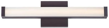 Maxim Lighting Spec Bath Vanity Light | Bronze Aluminum Finish | Contemporary Indoor Light Fixture | Ideal for Bathrooms & Powder Rooms | Dimmable | Home Decor Light Fixture | 52000BZ