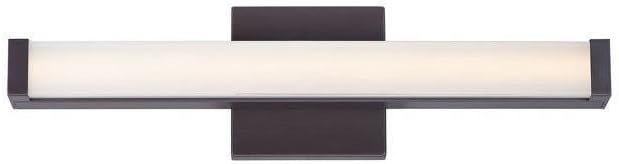 Maxim Lighting Spec Bath Vanity Light | Bronze Aluminum Finish | Contemporary Indoor Light Fixture | Ideal for Bathrooms & Powder Rooms | Dimmable | Home Decor Light Fixture | 52000BZ