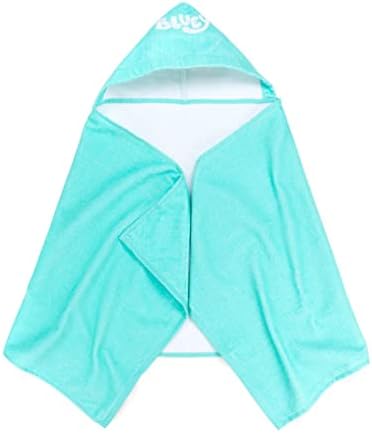 Jay Franco Bluey Bingo Cartoon Kids Hooded Towel Bath Wrap, Blue