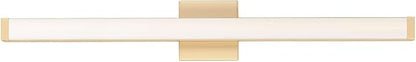 Maxim Lighting Spec Vanity 36" 1-Light Bath Vanity Light | Gold Aluminum Finish | White Pmma Acrylic Shade | Contemporary Indoor Light Fixture | Ideal for Bathrooms & Powder Rooms | 52006GLD