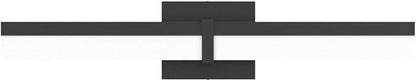 Tipace Black Bathroom Light Fixtures 24 inch LED Vanity Lights Modern Bathroom Light Fixtures Over Mirror (White Light 6000K)