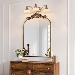 Brushed Nicke 3 Light Vanity Light Bathroom Vanity Light Fixture