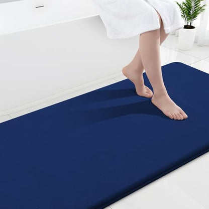 Smiry Memory Foam Bath Mat 40x24, Extra Soft and Absorbent Bathroom Rugs
