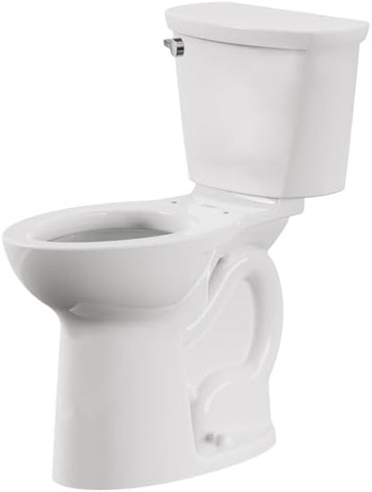 American Standard 215TA104.020 Cadet PRO Two-Piece Toilet, Seat not Included, Extra Tall Height, Left-Hand Trip Lever, 12-Inch Rough, Elongated Front, White, 1.28 GPF (Pack of 2)