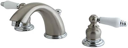 Kingston Brass KB977B Victorian Widespread Bathroom Faucet, Brushed Brass