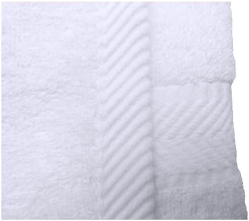 BY LORA 8-Pc Cotton Towel Set, Quick Dry Hotel Bath Hand Washcloths, White
