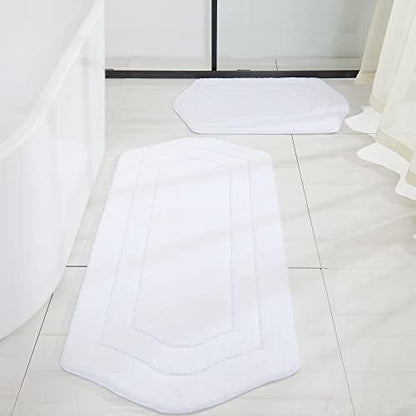 COSY HOMEER Non-Slip Bath Mats Extra Thick Absorbent Plush Washable