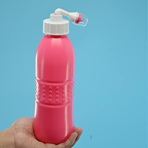 Upside Down Bidet for Postpartum Care, Old People&Child Cleansing.Portable Bidet Sprayer and Travel Bidet with Hand Held Bidet Bottle for Personal Cleansing (L, red)