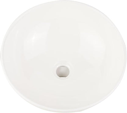 Signature Hardware 447953 Sarasota 15-1/2" Fireclay Vessel Bathroom Sink