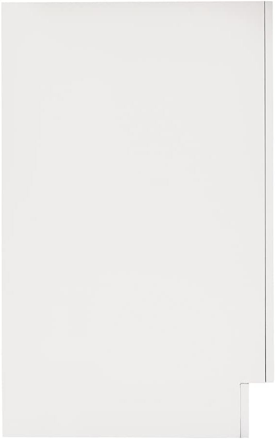 ARIEL Hepburn 42-inch Bathroom Vanity Base Cabinet,Solid Wood, 2 Soft Closing Doors, 5 Dovetail Drawers, White