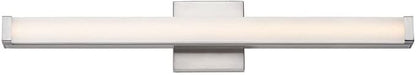 Maxim Lighting Spec Bath Vanity Light | Satin Nickel Aluminum Finish | Contemporary Indoor Light Fixture | Ideal for Bathrooms & Powder Rooms | Dimmable | Home Decor Light Fixture | 52002SN