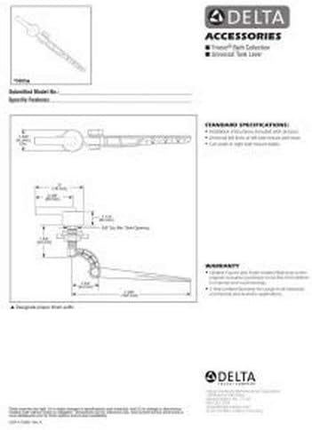 Delta Faucet 75960-CZ Trinsic Universal Trip Lever, Champagne Bronze